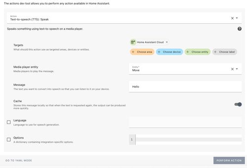 Testing the Text-to-speech