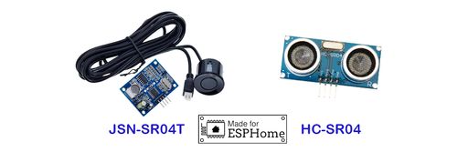 HC-SR04 & JSN-SR04T ultrasonic distance sensors in ESPHome