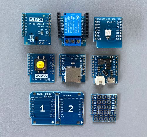 D1 mini compatible shields