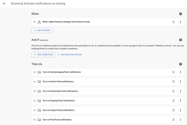 Screenshot Home Assistant Automation