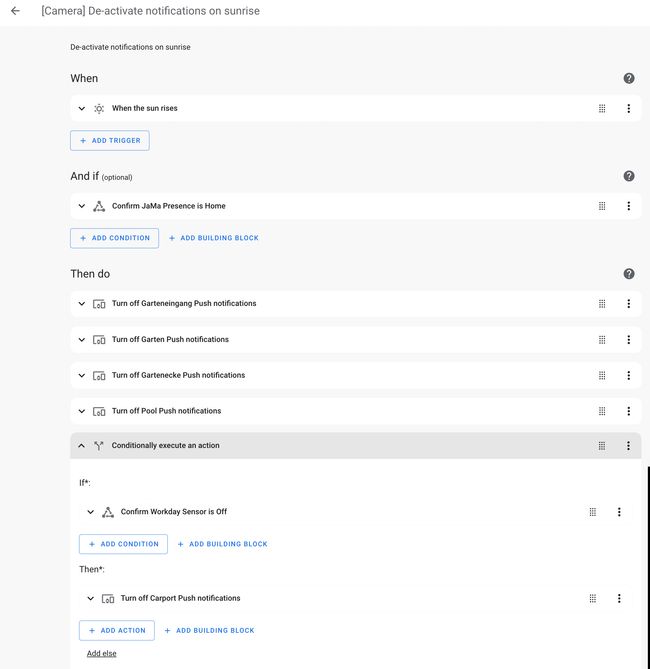 Screenshot Home Assistant Automation