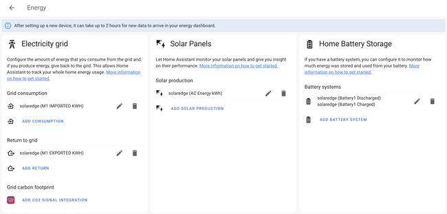 Screenshot Home Assistant Energy Dashboard Configuration Home Assistant Screenshot