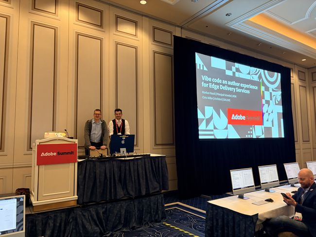 Chris & Markus presenting L613