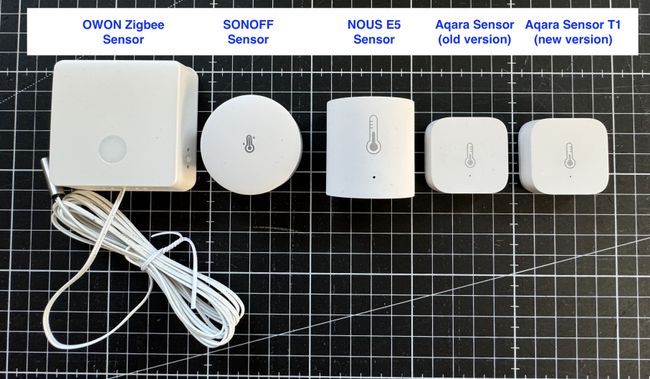 ZigBee temperature and humidity sensors