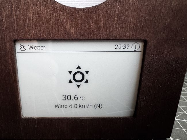 Zettelbox 2.0 - Wetter page